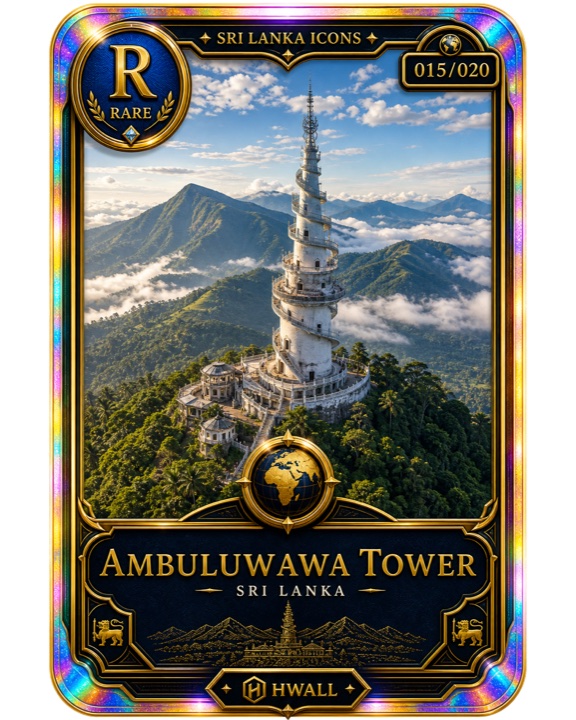 HelloWall destination card artwork for Ambuluwawa Tower