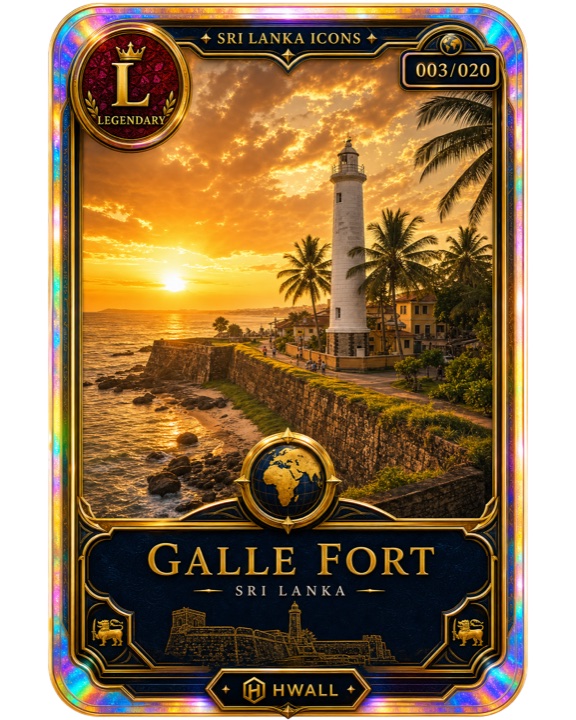 HelloWall destination card artwork for Galle Fort
