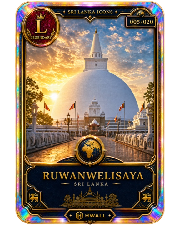 HelloWall destination card artwork for Ruwanwelisaya